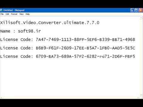 xilisoft video converter ultimate 7 serial key for mac